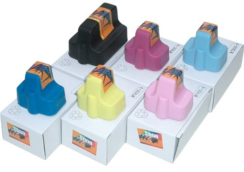 START - 6 XL Tintenpatronen als Ersatz für HP363 HP 363 Tinten