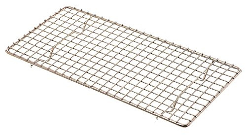 Update International 5 x 10 Rectangular Chrome-Plated Wire Pan Grate