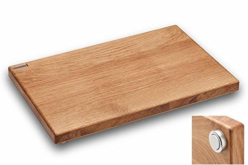 Schneidboard Eiche - Design Schneidebrett Aus Massivem Holz - Made in Germany - 45x29x3,8 cm