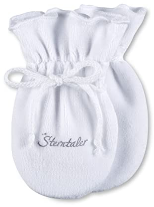 Sterntaler Unisex Baby Kratzfäustel F ustlinge, Weiß, Einheitsgr e EU