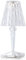 Kartell Battery Lampada da Tavolo 0.8 W, Cristallo, 12 x 26 x 12 cm, Trasparente
