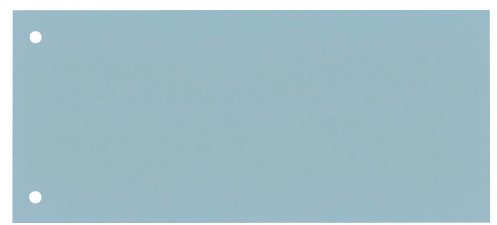 100 DONAU Trennstreifen / blau / 190 g/m² / 23,5 x 10,5 cm / für DIN A4