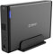 ORICO Boitier Disque Dur Externe 3,5 '' avec Boîtier Amovible, Adaptateur USB 3.1 Type-C vers SATA 3.0 pour Disque Dur SATA 3,5 Pouces avec Alimentation 12V 2A (20 to Max, écran Bleu)