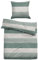 TOM TAILOR 0849790 Bettwäsche Garnitur mit Kopfkissenbezug Melange Flanell Gradual Stripes 1x 155x200 cm + 1x 80x80 cm mint