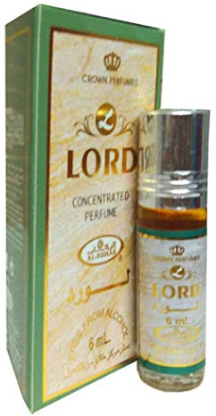 Business Square Packung 6 Moschus Parfüm Al Rehab Lord 6ml 100% Öl