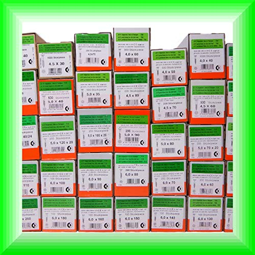 100 Stk. Spanplattenschrauben JD79 Dresselhaus Teilgewinde Torxantrieb (5 x 40)