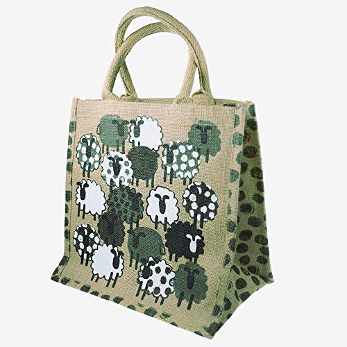McLaughlin's Irish Shop Irland Schafs-Einkaufstasche aus abbaubarer Jute