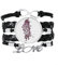 DIYthinker Braccialetto in pelle intrecciata, con spada samurai giapponese, accessorio per amore, idea regalo