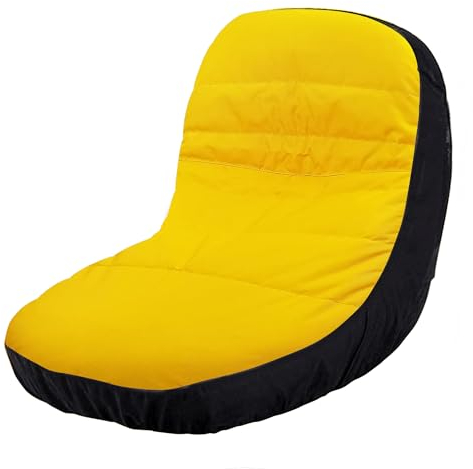 Sitzbezug LP92334 für John Deere Rasenmäher mit Einer Höhe von bis zu 43-46 cm, wasserdicht mit Vier praktischen Taschen, aus Oxford 600D-Gewebe, mit Aufbewahrungstasche