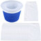 MIAHART 40 Pack Pool Skimmer Socks Savers for Pool Filters，Swimming Pool Skimmers Filter Socks for Skimmer Basket Clean Debris and Leaves for In-Ground and Above Ground Pools