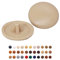 Lot de 50 capuchons à vis Pozi de 12 mm de diamètre, à clipser à tête Pozidriv, capuchon décoratif pour meubles (50, crème S3)