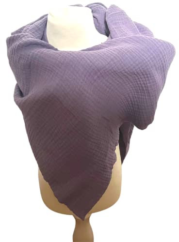 XXL Musselintuch für Damen und Herren (Flieder)