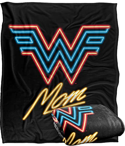 LOGOVISION Wonder WOMANWonder Woman 1984 Silky Touch Kuscheldecke, Optimalweich, 152 x 127 cm
