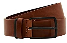 ESPRIT Herren 102EA2S302 Gürtel, 220/RUST Brown, 85