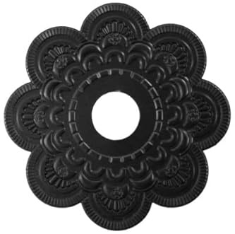 Kaya Ascheteller Kohleteller SOUTHERN aus Aluminium-Guss in Form einer Blüte, reich orientalisch verziert, Durchmesser max. 24cm, Lochgröße 4,5cm