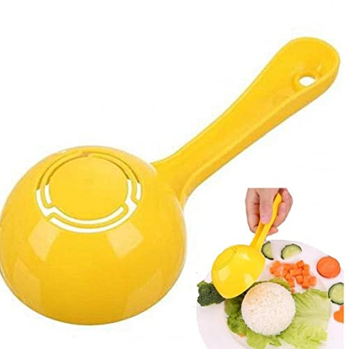 Cuillère à louche à Riz Cuillère à Riz Semi-Circulaire en Plastique Scoop Résistant à la Chaleur Boule de Riz Fabricants de moules Service Alimentaire Cuillère Outil de Cuisine