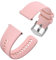 Anbeer Bracelets de Montres en Silicone pour Femme Homme, 20mm Bracelets de Montre en Caoutchouc à Déclenchement Rapide,Rose