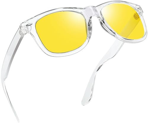 Joopin Night Driving Glasses for Men Anti Glare Night Vision Glasses for Women Yellow Driving Glasses Polarised Nighttime Glasses for Driving Yellow Tinted Lens