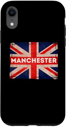 Manchester England Britain United Kingdom Souvenir Flag Case for iPhone XR