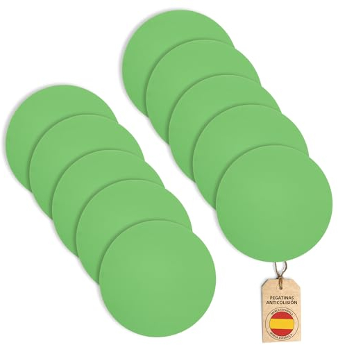 AGALET® 10 Pegatinas para Cristales Anticolisión Fluorescentes en Oscuridad | Adhesivos cristales ventana | Pegatinas Anticolision (Verde)