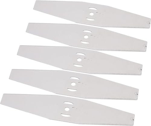 NEW-YIJUNSHUN Brush Cutter Blade Metal Blades, Cordless Grass Strimmers Spare Blade,Garden Grass Strimmers 8 Stainless Steel Blades For Mowers & Outdoor Power Tools Accessories (6, Metal)