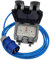 UK Made Marine Hookup CEE Plug to Twin 13A RCD Switched Sockets Power Cable IP44 to IP66 UK (32 Amp Plug, 10 Metres)