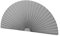 Arch Window Blackout Shades Pleated Fabric Blind Light Filtering Pleated Fabric Shade Arch Window Shade Blackout for Half Moon Arch Windows, Easy to Cut and Install Radius 36''x72 (1, Grey)