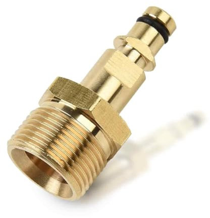 M22 Pressure Washer Plug To Quick Connect Coupler Adapter Brass M22 Washer Gun Hose Pipe Convert Tool for Karcher