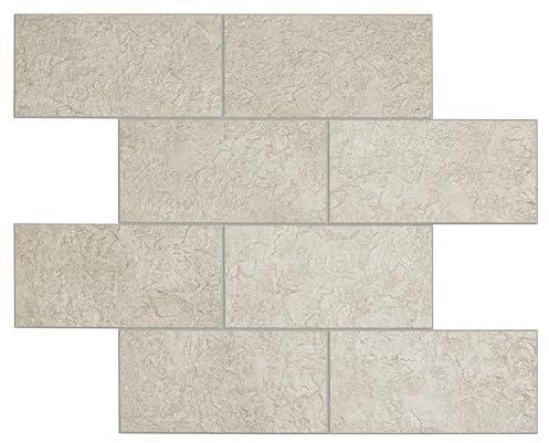 d-c-fix Premium Azulejo Piedra de arena 30,5 x 30,5 cm - panel decorativo lavable pegatina baldosa decoración revestimiento PVC - para baño, cocina