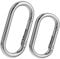 Aeaocvo 2 Pcs Spring O Ring Clip, Spring Snap Hooks Clip, Metal Spring Key Ring, Keychain Rings for Keys, Bags, Handbags, Crafts