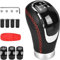 ECHOBUY Leva Pomello Cambio Universale a 5 Marce per Auto con 4 Adattatori 8mm 10mm 11mm 12mm - Automotive