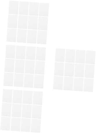 DIYEAH 4 Sätze Visitenkarte Leere Karte Visitenkarten Blanko Blankokarten Karten Für Id Badges Id Karten Druck Blanko Karten Leere Spielkarten Visitenkarten-rohlinge Pvc Weiß 20 Stück * 4
