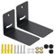 Supporto da Parete per Soundbar, Supporto per soundbar Supporti da Parete, Staffe Universali in Metallo per Altoparlanti TV, Kit di Montaggio Incluso, Compatibile con la Maggior Parte delle Soundbar