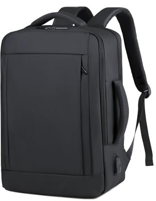 MURAMON Mochila para Portátil, Mochila Oficina, Mochila de Viaje para Avion, Mochila Portátil 16, Maleta de Viaje Cabina, para Estudios y Viajes de Trabajo, Mochila Ergonómica, Mochila Equipaje.
