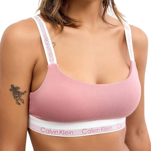 Calvin Klein Jeans Brassière Rose Femme Bralette