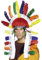Smiffys Indianer-Häuptling-Kopfschmuck von amerikanischen Ureinwohnnern inspiriert, lang, Mehrfarbig
