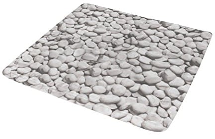 Kleine Wolke Stepstone Duscheinlage, Polyvinylchlorid, Grau, 55x55 cm