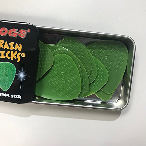 Snarling Dogs Brain Picks .53mm Green (12 Plectrums)