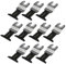 Antler QAB44BM 44mm Bi Metal Blades Compatible with Black & Decker Dewalt Stanley Worx F30 Erbauer Oscillating Multitool (10 Pack)