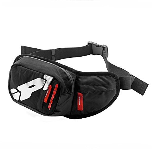 SPIDI Gürteltasche Pouch 1.5, Hüfttasche für Motorradfahrer O/S Schwarz