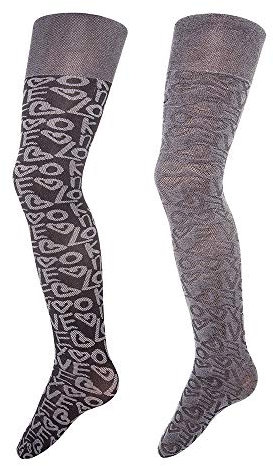 EWERS Baby- und Kinderfeinstrumpfhose WENDBAR LOVE für Mädchen, MADE IN EUROPE, Strumpfhose, Feinstrumpfhose, Wende-Strumpfhose