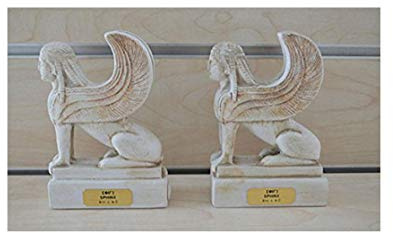 Sphinx Skulpturen-Set Artefakte - 2 Teile