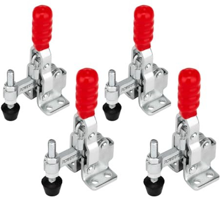 POWERTEC 20328 - Morsetto verticale a sgancio rapido, capacità 90,7 kg, 12050, 4PK