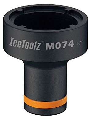 IceToolz BB 4-Notch lockring Installation Tool, Schwarz, M