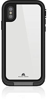 Black Rock 360° Hero Hülle für Apple iPhone XS, Perfekter Schutz, Slim Design, Plastik, 360° Cover schwarz