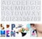 Letters Silicone Moulds 3D Numbers Alphabet Epoxy Resin Moulds Jewelry Pendant Making Mold Women's Earring Molds for Wedding Baby Shower Birthday Handmade Women Girls Gifts Craft DIY
