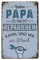 Hioni Wenn Papa Es Nicht Reparieren Kann Sind Wir am Arsch Vintage Blechschild Poster Wandschild Wand Dekoration Metallschild Türschild