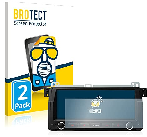 BROTECT Entspiegelungs-Schutzfolie für Xtrons PQ8046BL (2 Stück) Matte Displayschutz-Folie, Anti-Reflex, Anti-Fingerprint