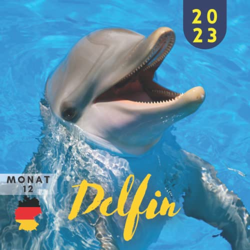 Delfin kalender 2023: Delfin kalender 2023 Für Frauen Männer Kinder Teenager Büro Freund Mitarbeiter | Lustige Geschenke für Weihnachten, Neujahr, Geburtstag ... | 12 Farbfotos