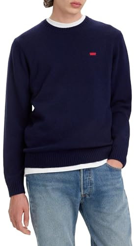 Levi's Original Housemark Sweater, Uomo, Naval Academy, L